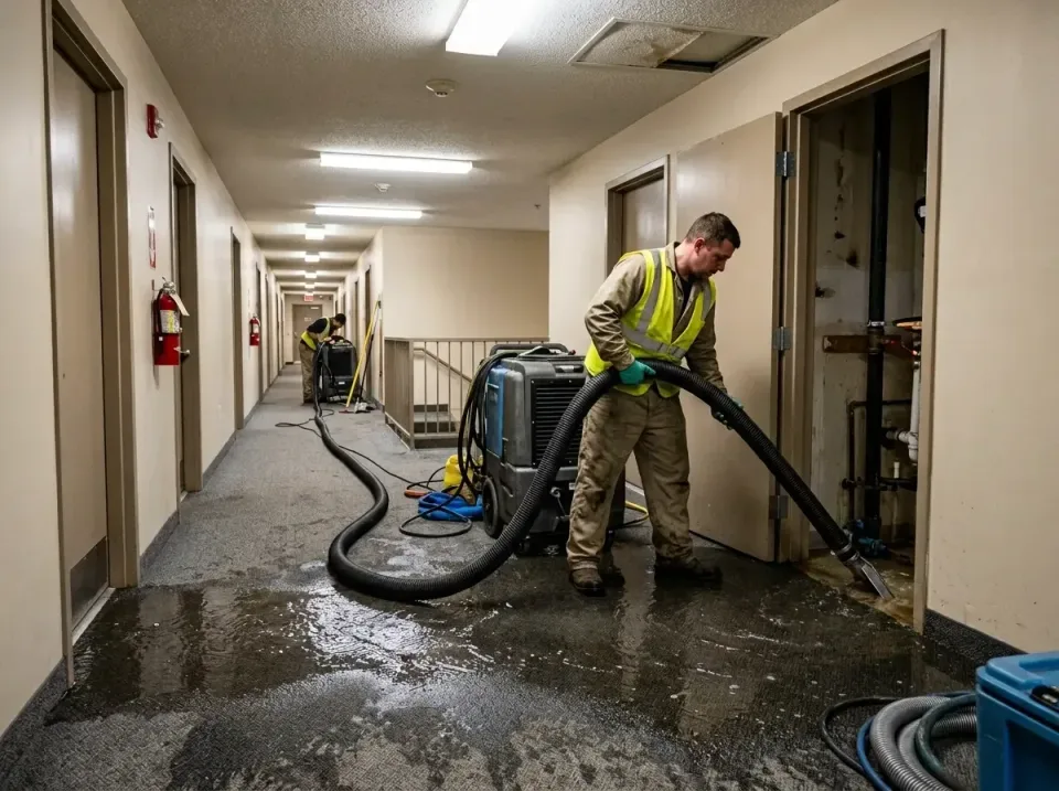 multi-unit-apartment-hallway-f-005 — frequently asked questions, Emergency Burst Pipe Water Extraction & Removal in Falls Ch…